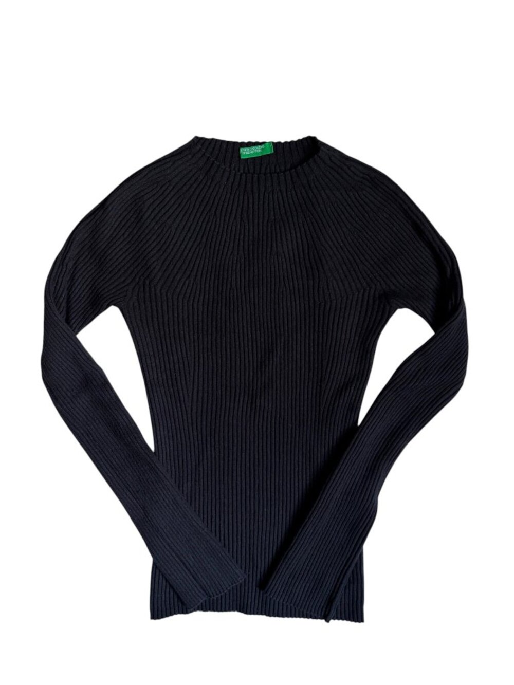 United Colors Of Benetton Ribbed Sweater (Black) - Extra Small (?)